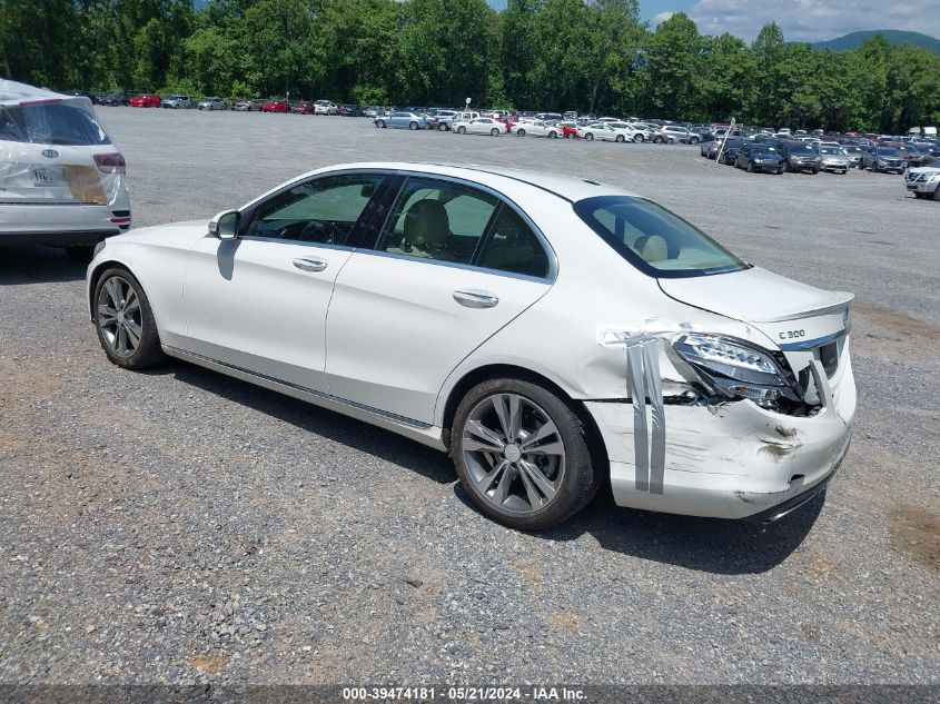 2015 Mercedes-Benz C 300 Luxury/Sport VIN: 55SWF4JB0FU070073 Lot: 39474181