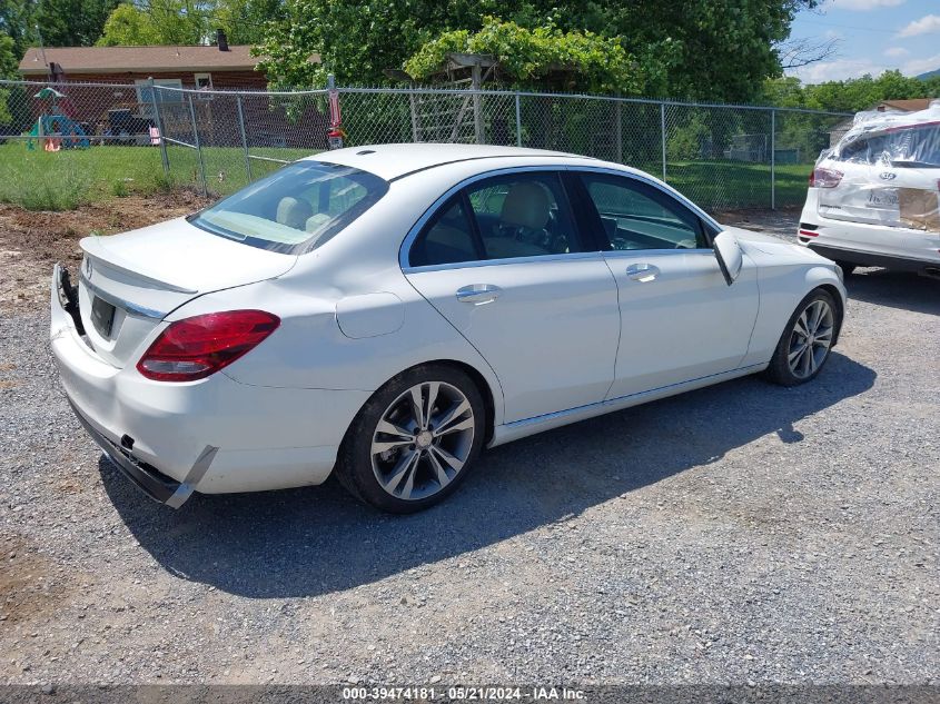 2015 Mercedes-Benz C 300 Luxury/Sport VIN: 55SWF4JB0FU070073 Lot: 39474181