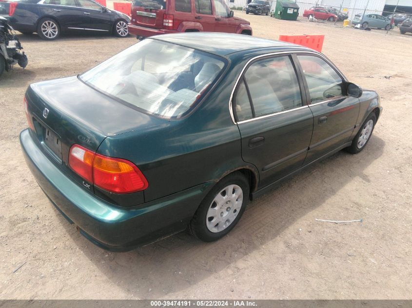 1999 Honda Civic Lx VIN: JHMEJ6678XS002229 Lot: 39474191