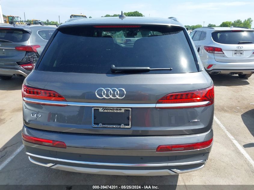 2023 Audi Q7 Premium Plus 55 Tfsi Quattro Tiptronic VIN: WA1LXBF78PD005291 Lot: 39474201