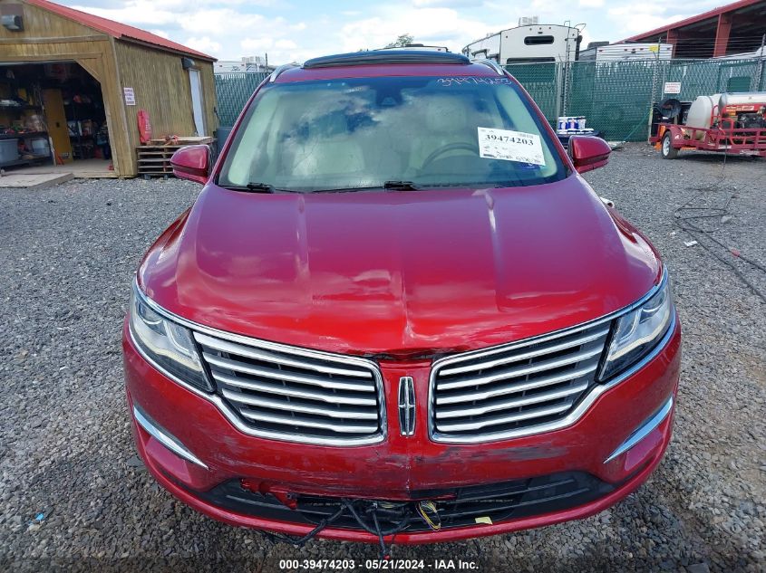 2016 Lincoln Mkc Reserve VIN: 5LMCJ3D95GUJ07836 Lot: 39474203