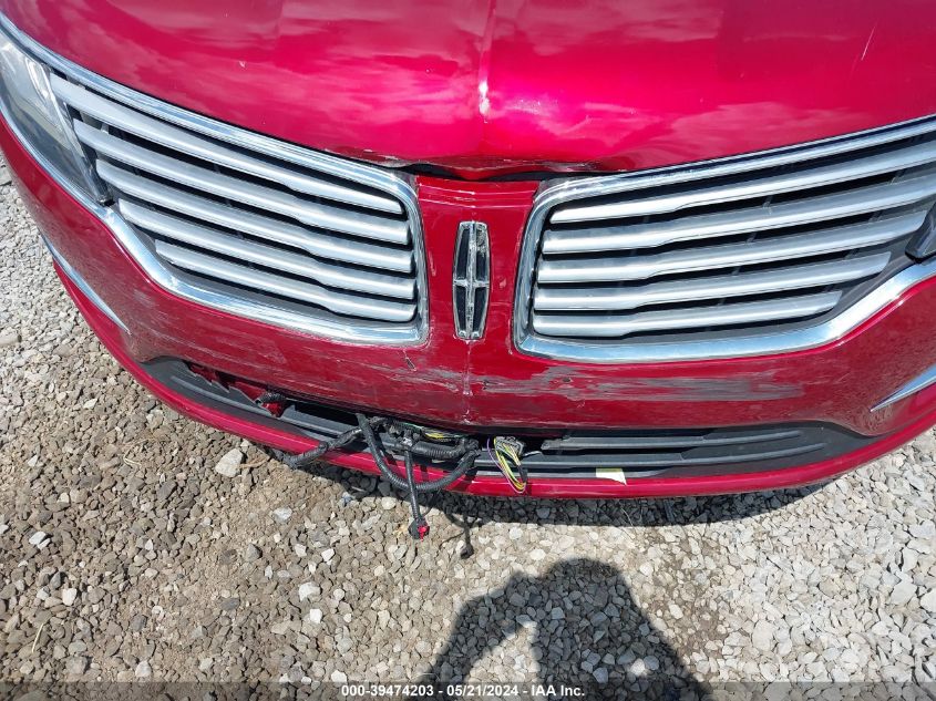 2016 Lincoln Mkc Reserve VIN: 5LMCJ3D95GUJ07836 Lot: 39474203