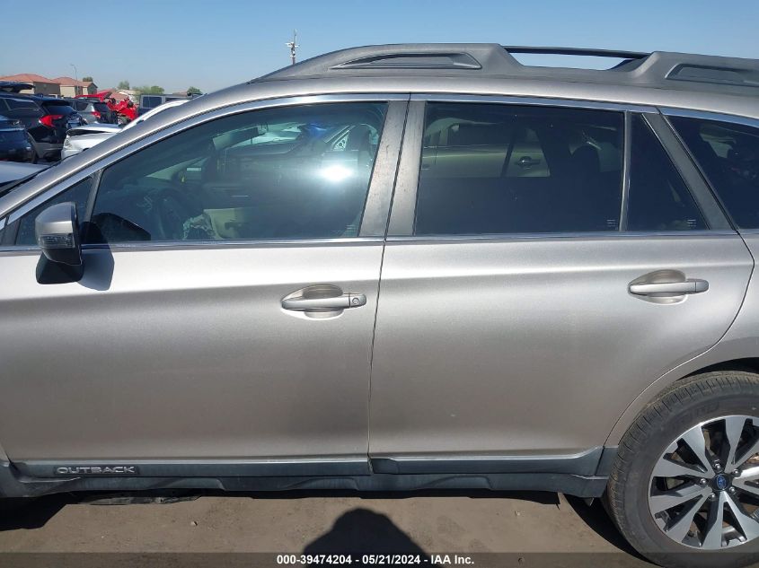 2015 Subaru Outback 2.5I Limited VIN: 4S4BSBLC9F3341226 Lot: 39474204