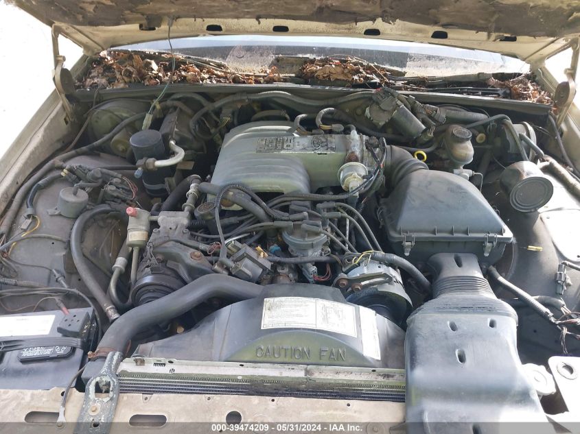 1989 Ford Crown Victoria Lx VIN: 2FABP74F4KX215015 Lot: 39474209