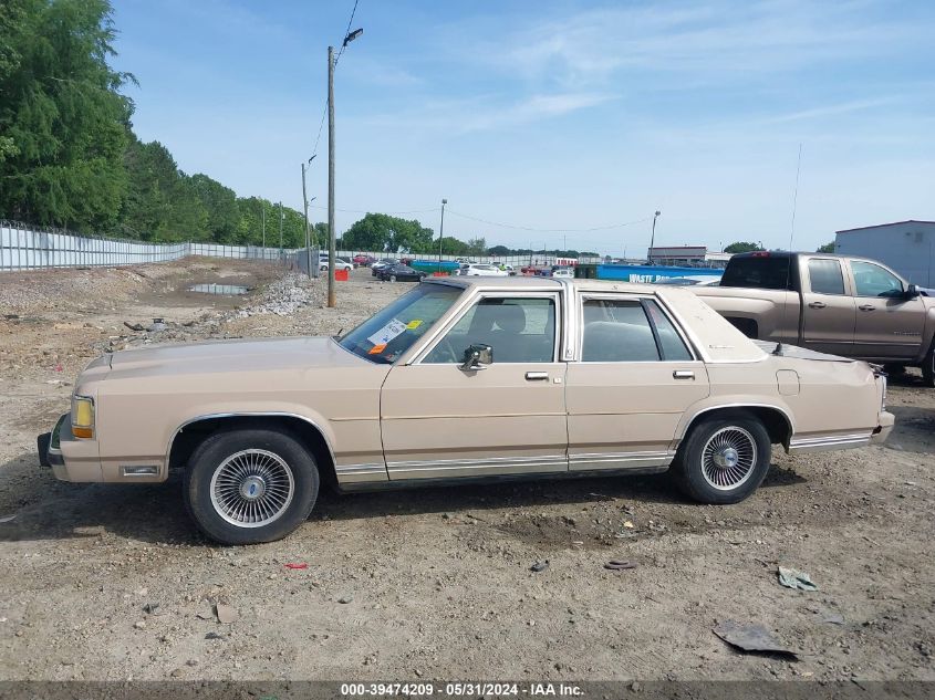 1989 Ford Crown Victoria Lx VIN: 2FABP74F4KX215015 Lot: 39474209