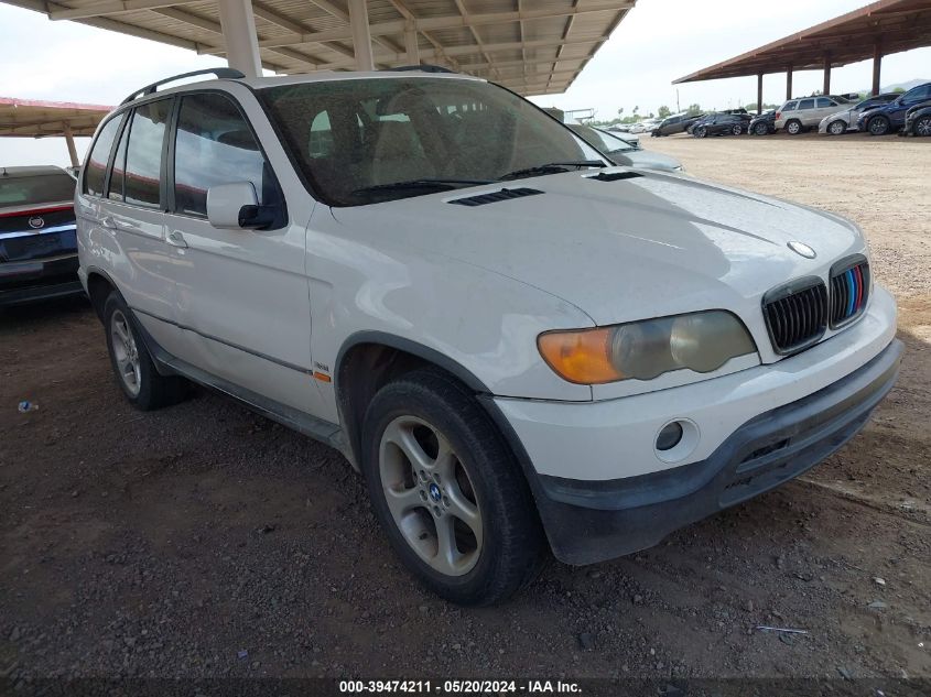 2003 BMW X5 3.0I VIN: 5UXFA53513LV96300 Lot: 39474211