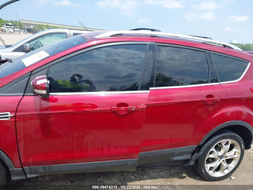 2013 Ford Escape Titanium VIN: 1FMCU0J94DUD91372 Lot: 39474215
