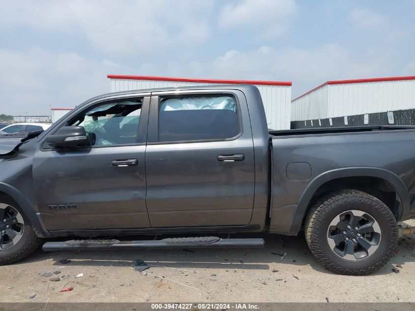 2019 Ram 1500 Rebel 4X4 5'7 Box VIN: 1C6SRFLT3KN541547 Lot: 39474227