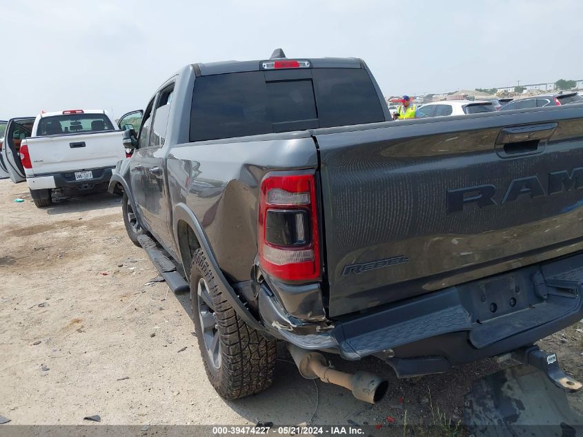 2019 Ram 1500 Rebel 4X4 5'7 Box VIN: 1C6SRFLT3KN541547 Lot: 39474227