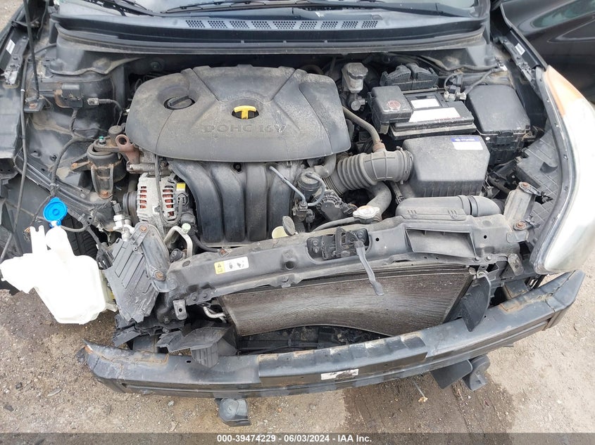 2012 Hyundai Elantra Gls (Ulsan Plant) VIN: KMHDH4AE4CU409042 Lot: 39474229