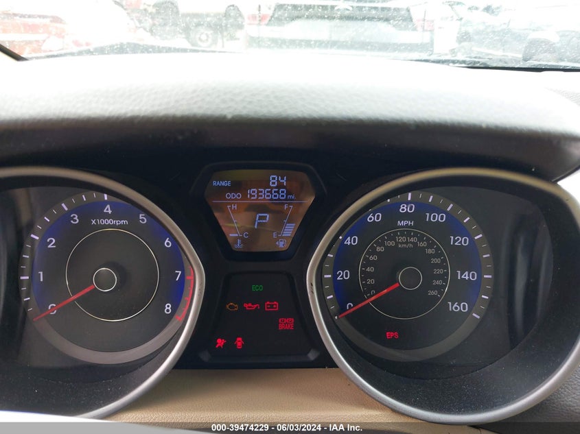 2012 Hyundai Elantra Gls (Ulsan Plant) VIN: KMHDH4AE4CU409042 Lot: 39474229