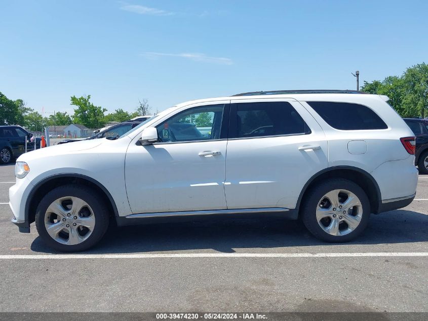 2015 Dodge Durango Limited VIN: 1C4RDJDG7FC729807 Lot: 39474230