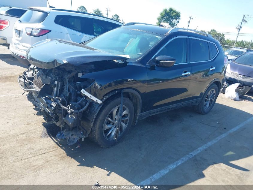 5N1AT2MT4FC804994 2015 NISSAN ROGUE - Image 2