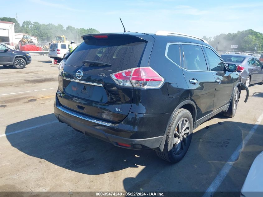 2015 Nissan Rogue Sl VIN: 5N1AT2MT4FC804994 Lot: 39474240