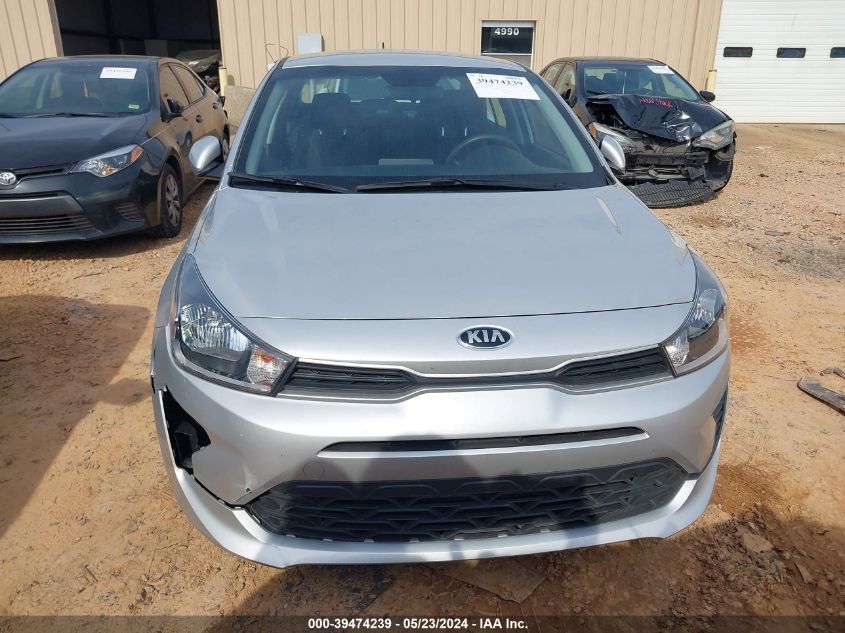 2021 Kia Rio Lx VIN: 3KPA24AD6ME412492 Lot: 39474239