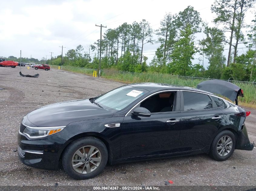 2018 Kia Optima Lx Turbo VIN: 5XXGT4L14JG240153 Lot: 39474247