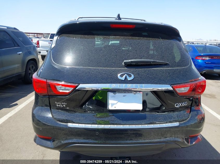 2017 Infiniti Qx60 VIN: 5N1DL0MN2HC521841 Lot: 39474259