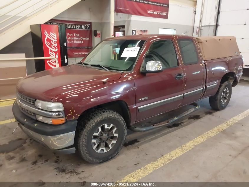 2001 Chevrolet Silverado 1500 Ls VIN: 1GCEK19V91E109694 Lot: 39474285