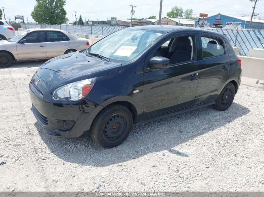 2015 Mitsubishi Mirage De VIN: ML32A3HJ9FH007093 Lot: 39474290