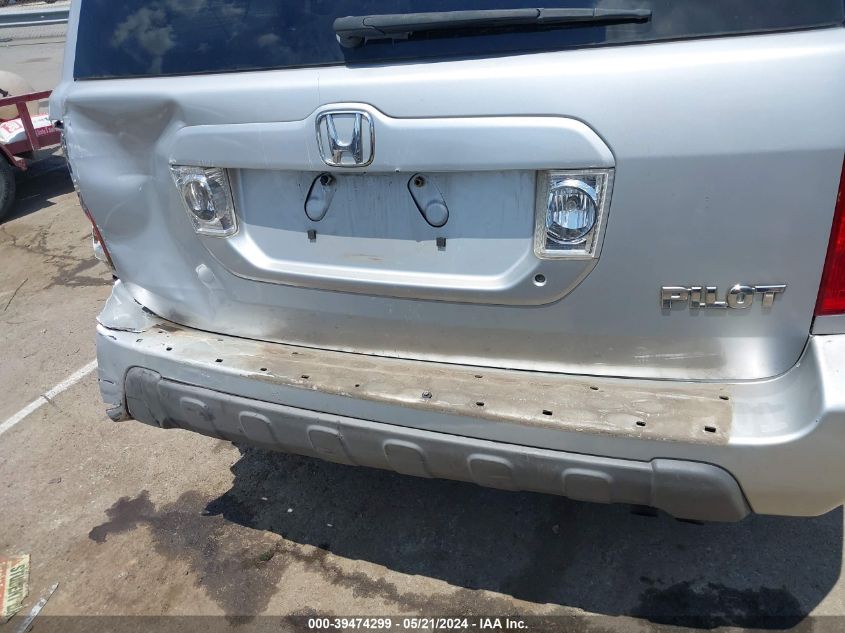 2003 Honda Pilot Ex VIN: 2HKYF18493H524608 Lot: 39474299