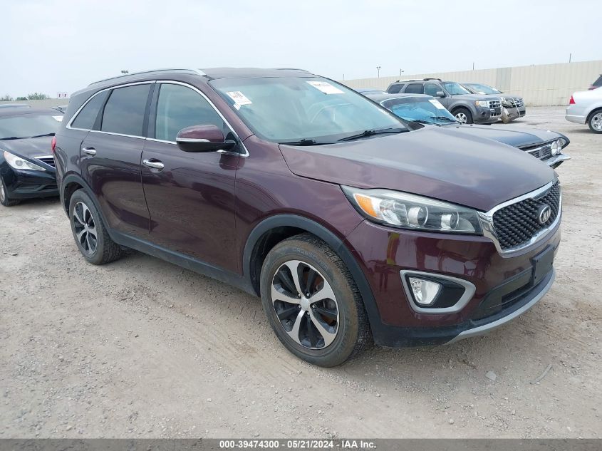 2016 Kia Sorento 3.3L Ex VIN: 5XYPH4A51GG133640 Lot: 39474300