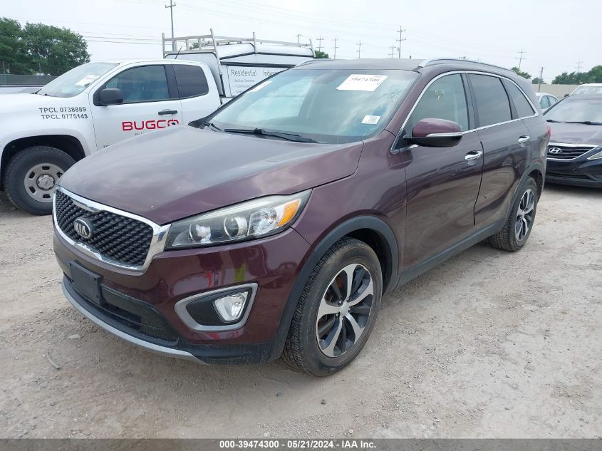 2016 Kia Sorento 3.3L Ex VIN: 5XYPH4A51GG133640 Lot: 39474300