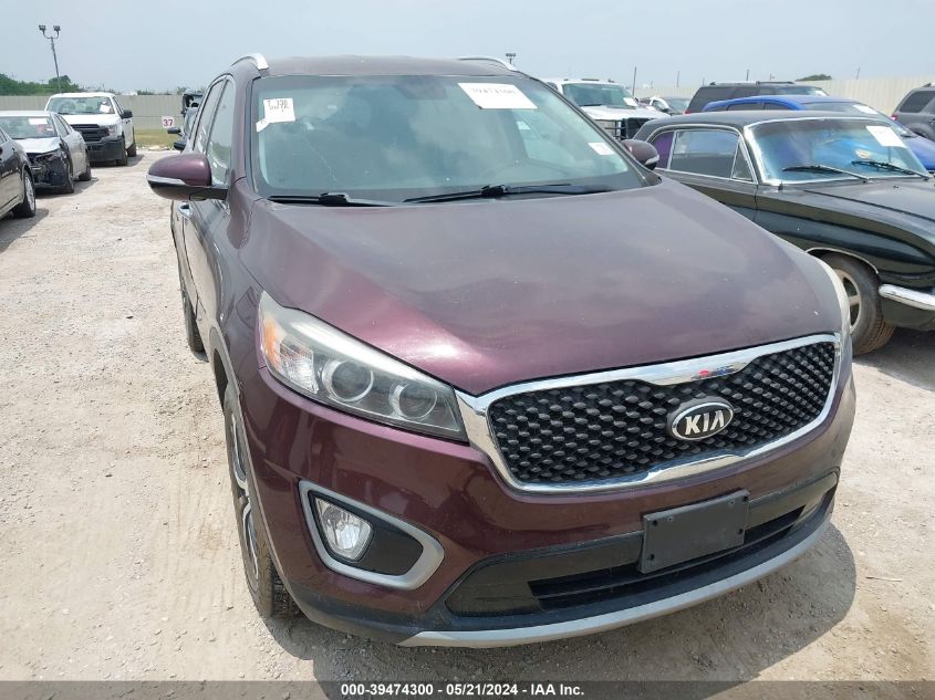 2016 Kia Sorento 3.3L Ex VIN: 5XYPH4A51GG133640 Lot: 39474300