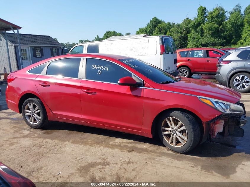 2017 HYUNDAI SONATA SE - 5NPE24AFGHH522379