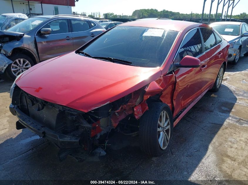 2017 HYUNDAI SONATA SE - 5NPE24AFGHH522379