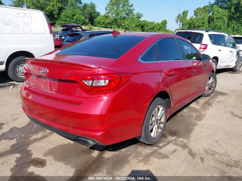 2017 HYUNDAI SONATA SE - 5NPE24AFGHH522379