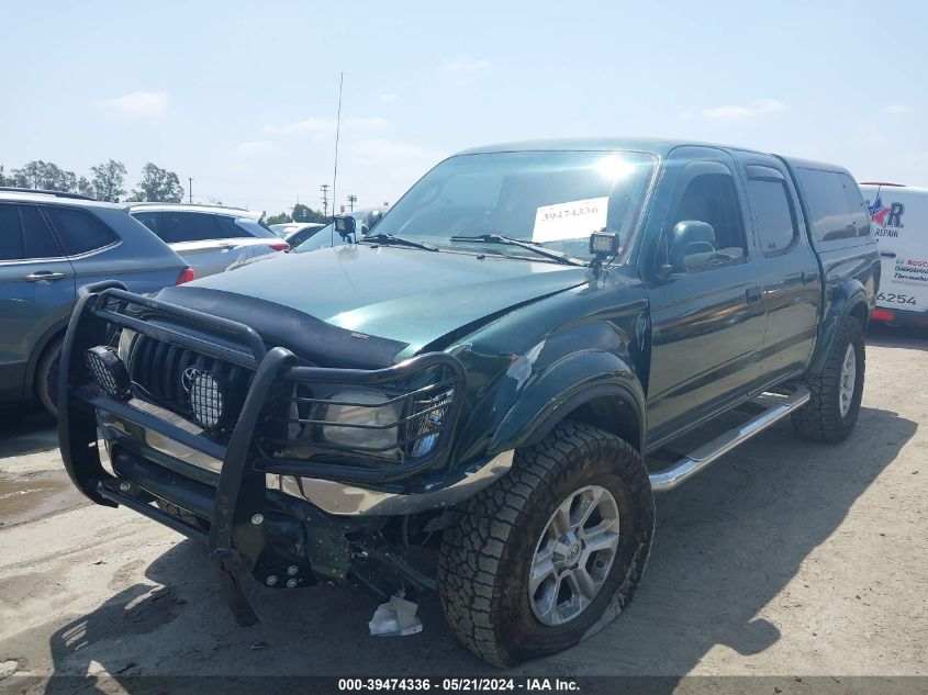 2001 Toyota Tacoma Prerunner VIN: 5TEGM92N91Z878009 Lot: 39474336