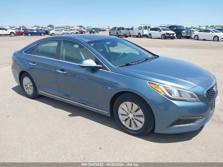 2016 Hyundai Sonata Hybrid Se VIN: KMHE24L1XGA036063 Lot: 39474342