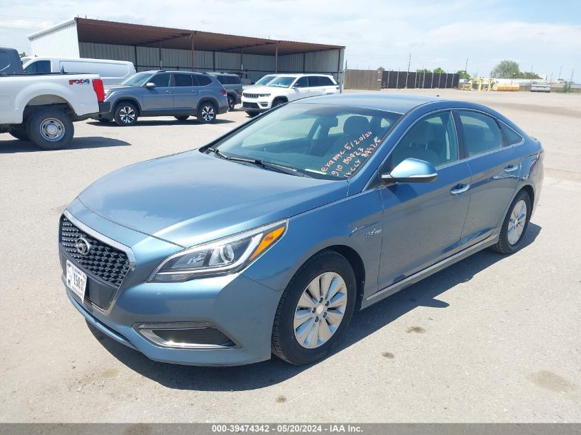 2016 Hyundai Sonata Hybrid Se VIN: KMHE24L1XGA036063 Lot: 39474342