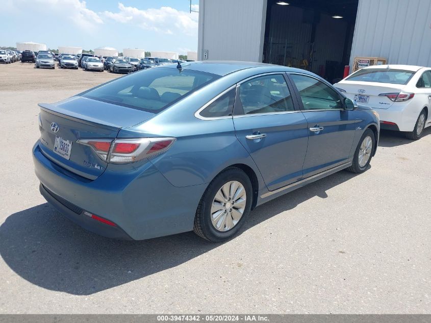 2016 Hyundai Sonata Hybrid Se VIN: KMHE24L1XGA036063 Lot: 39474342