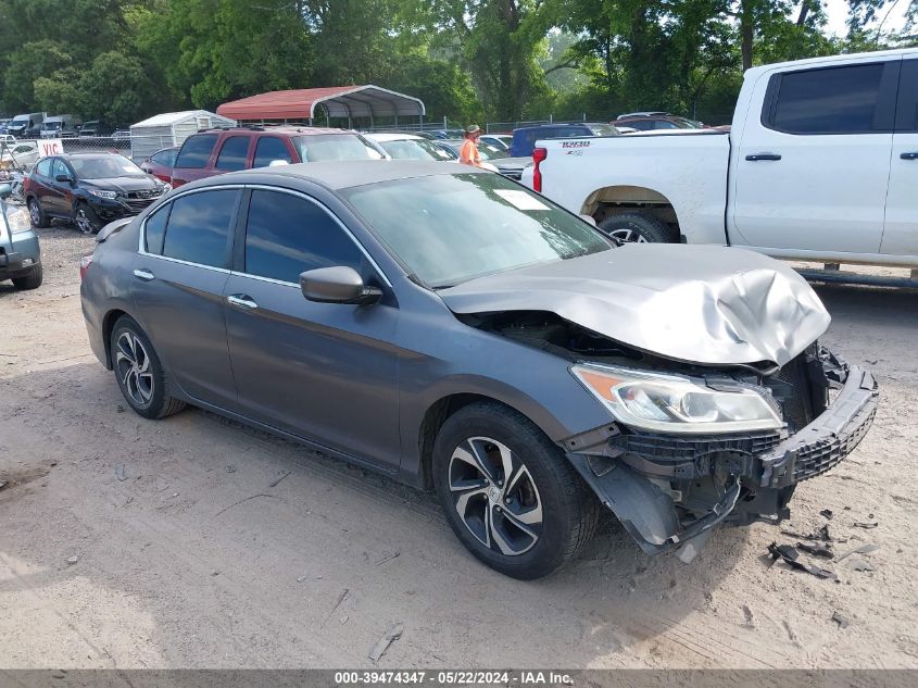 2016 Honda Accord Lx VIN: 1HGCR2F34GA189726 Lot: 39474347