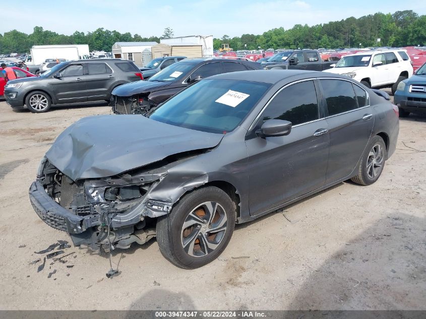 2016 Honda Accord Lx VIN: 1HGCR2F34GA189726 Lot: 39474347