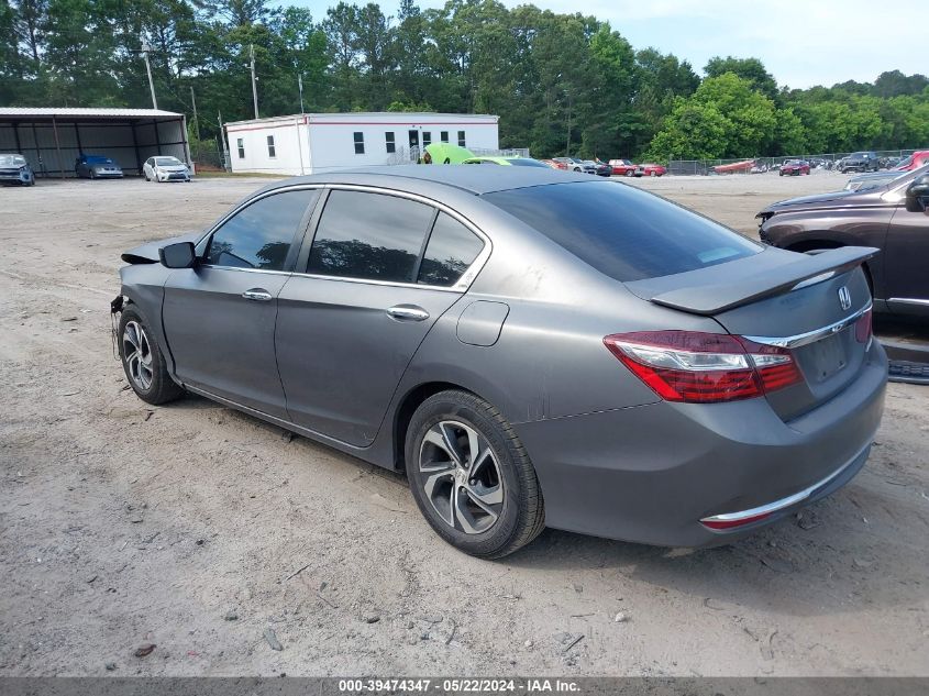 2016 Honda Accord Lx VIN: 1HGCR2F34GA189726 Lot: 39474347