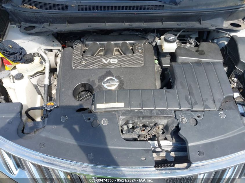 2009 Nissan Murano Sl VIN: JN8AZ18U69W011896 Lot: 39474350