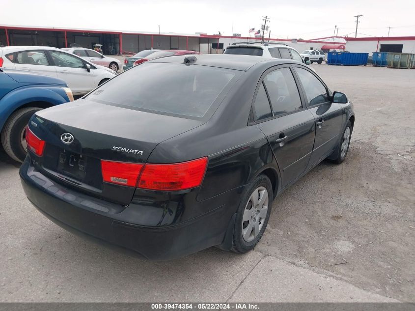 2010 Hyundai Sonata Gls VIN: 5NPET4AC4AH630993 Lot: 39474354