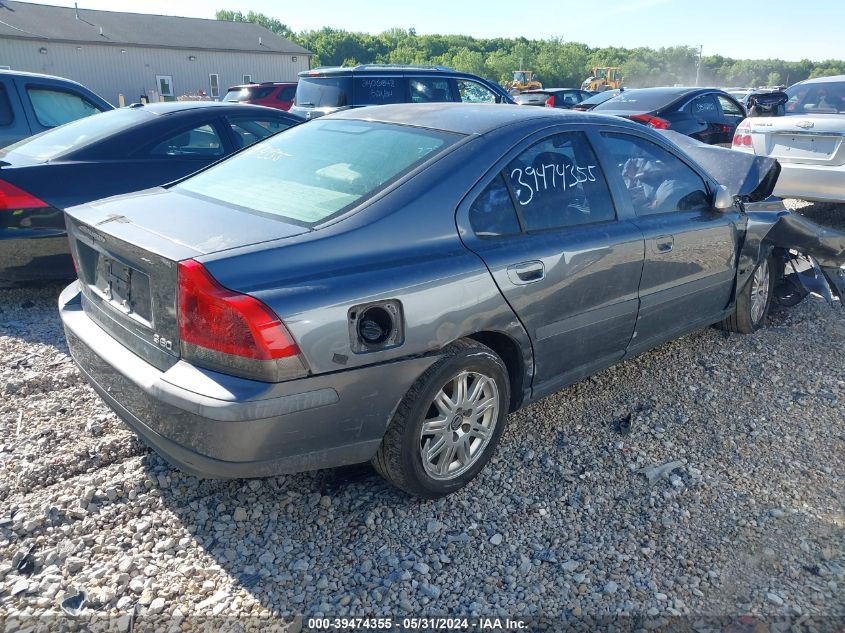 2004 Volvo S60 VIN: YV1RS61T042373752 Lot: 39474355