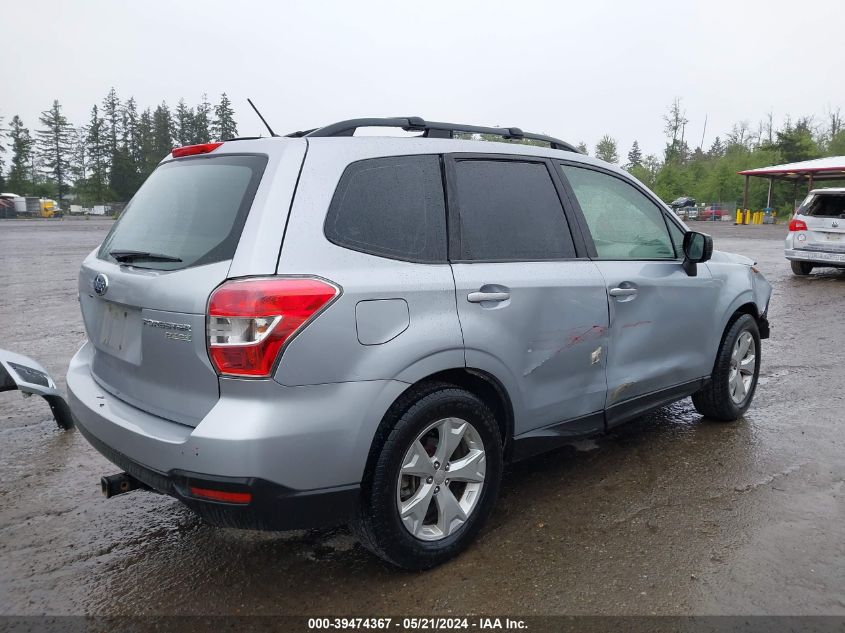 2015 Subaru Forester 2.5I VIN: JF2SJABC9FH841541 Lot: 39474367