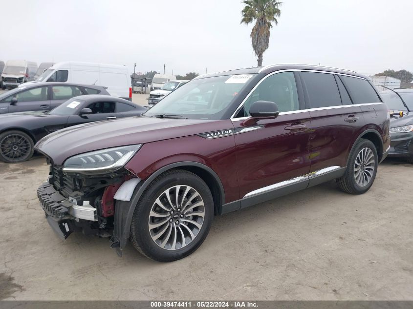 2022 Lincoln Aviator Reserve VIN: 5LM5J7WC1NGL13305 Lot: 39474411