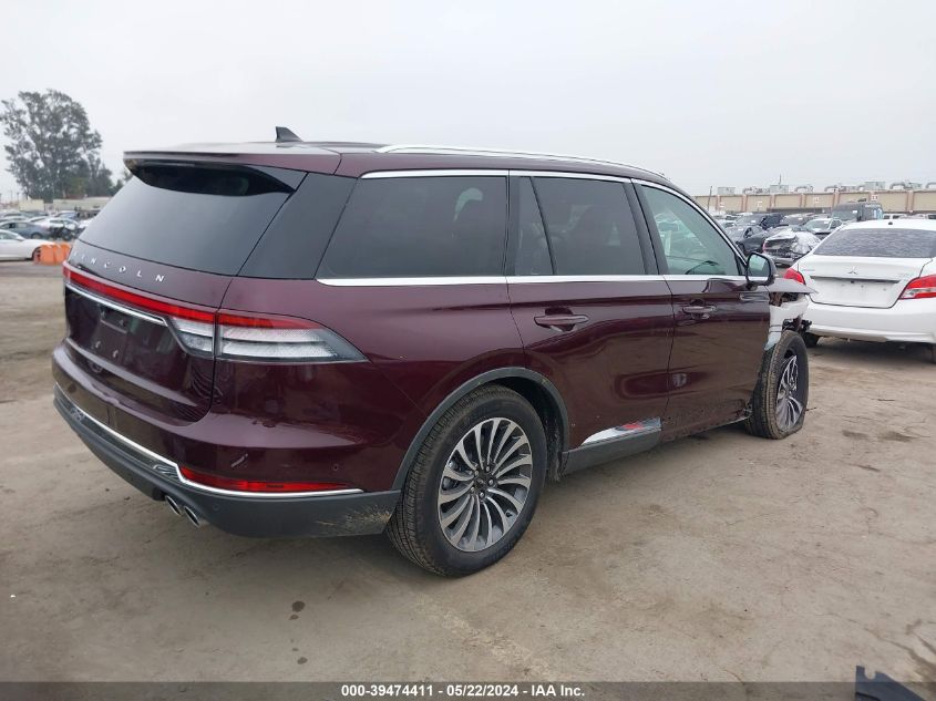 2022 Lincoln Aviator Reserve VIN: 5LM5J7WC1NGL13305 Lot: 39474411