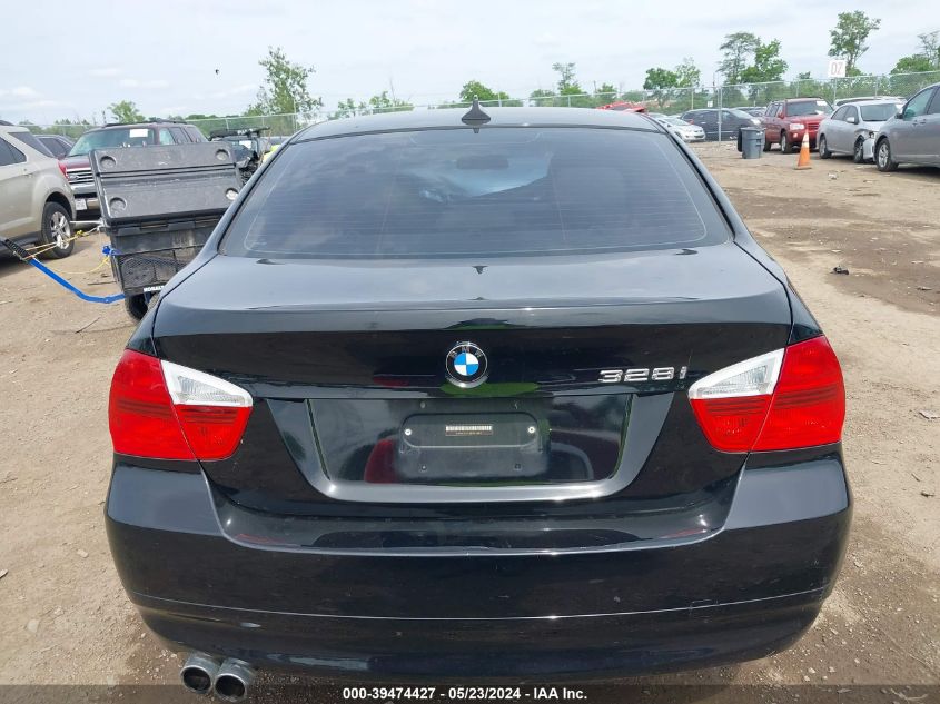 2008 BMW 328I VIN: WBAVA37558ND55847 Lot: 39474427
