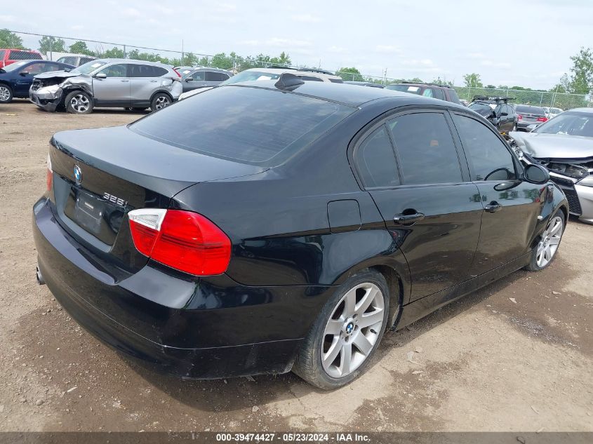 2008 BMW 328I VIN: WBAVA37558ND55847 Lot: 39474427