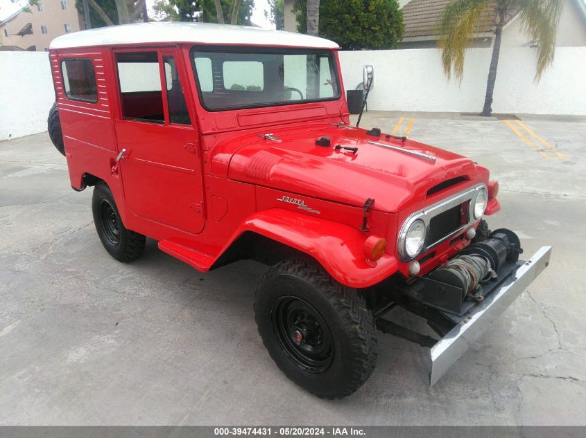 1962 Toyota Landcruiser VIN: 2FD4016843 Lot: 39474431