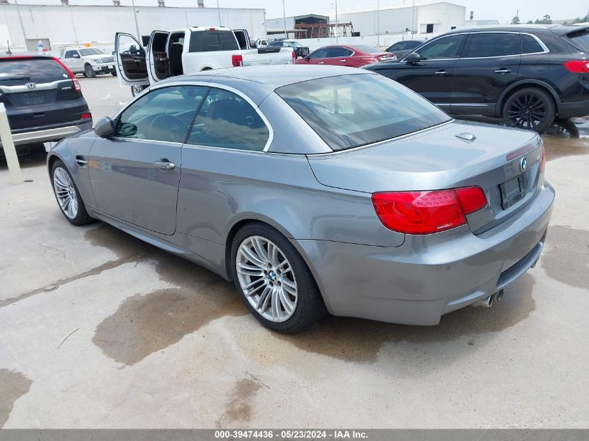 2011 BMW M3 VIN: WBSDX9C5XBE584852 Lot: 39474436