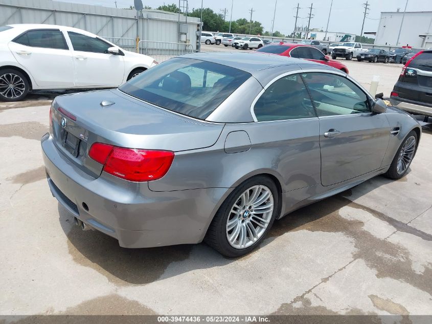 2011 BMW M3 VIN: WBSDX9C5XBE584852 Lot: 39474436