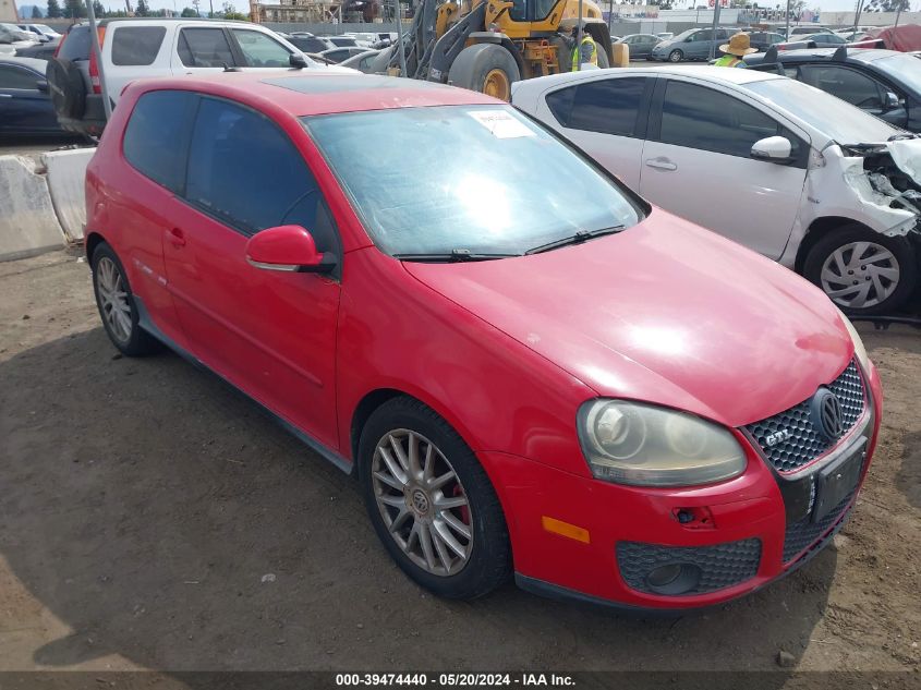 2006 Volkswagen Gti 2-Door VIN: WVWFV71K06W113389 Lot: 39474440