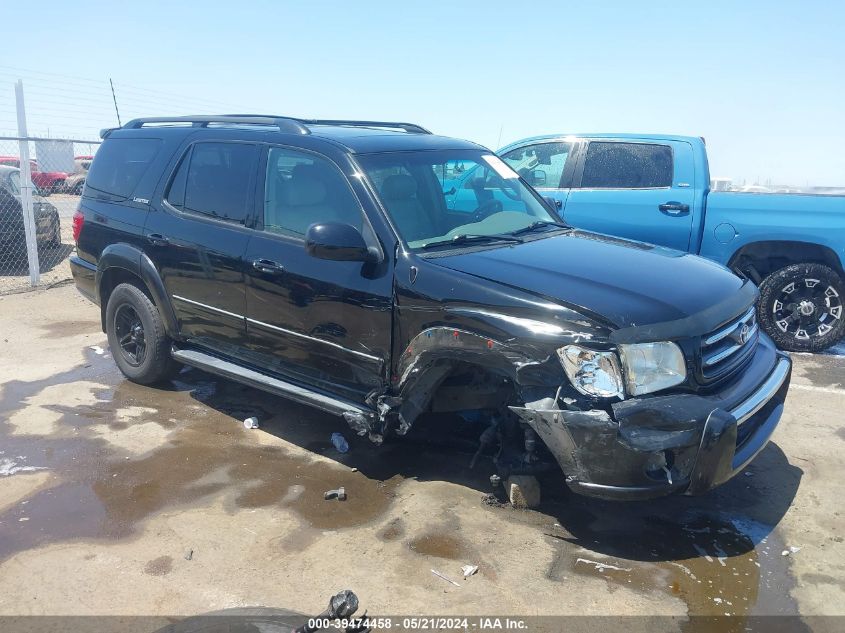 2003 Toyota Sequoia Limited V8 VIN: 5TDBT48A33S163778 Lot: 39474458